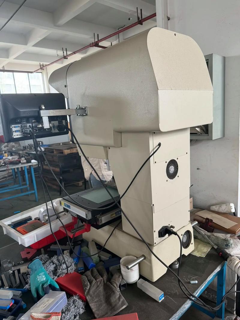 九成新安裝少用臺(tái)群鉆工加高帶五軸#cnc加工中心 投影儀